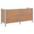 Împrejmuire pentru Coș de Gunoi Maro 237 x 85 x 115 cm GartenMobel Dekor