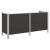 Împrejmuire pentru Coș de Gunoi Gri 237 x 85 x 115 cm GartenMobel Dekor