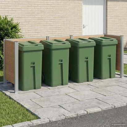 Împrejmuire pentru Coș de Gunoi Maro 315 x 85 x 115 cm GartenMobel Dekor