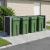 Împrejmuire pentru Coș de Gunoi Gri 315 x 85 x 115 cm GartenMobel Dekor