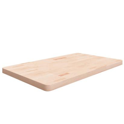 Blat de baie, 100x60x4 cm, lemn masiv netratat GartenMobel Dekor