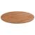 Blat de masă rotund maro deschis Ø70x1,5 cm lemn stejar tratat GartenMobel Dekor