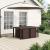 Set de masă pentru grădină cu pernă 5 pcs Maro și Crem PP GartenMobel Dekor