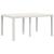Set de masă pentru grădină cu pernă 5 pcs Alb și crem PP GartenMobel Dekor