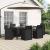 Set de masă pentru grădină cu pernă 7 pcs Antracit PP GartenMobel Dekor