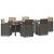 Set de masă pentru grădină 7 pcs Gri deschis și Gri taupe PP GartenMobel Dekor