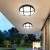 Aplica LED de exterior AX311/218BK, 21,8 cm, IP65, lumina calda, negru