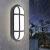 Aplica LED de exterior neagra AX321/162BK, IP65, design modern