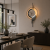 Aplica LED decorativa de perete ARTY 80x40 cm, 3 temperaturi, negru