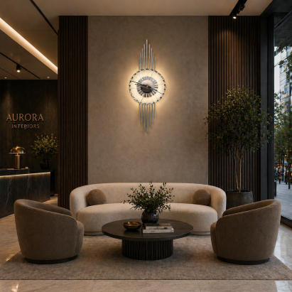 Aplica LED decorativă HARMONY 65x25 cm, lumină reglabilă, finisaj crom