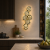 Aplica LED decorativa cu cristal BLOSSOM, 3 temperaturi de lumina, aurie