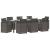 Set de masă pentru grădină 9 pcs Gri deschis și antracit PP GartenMobel Dekor