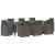 Set de masă pentru grădină 9 pcs Gri deschis și antracit PP GartenMobel Dekor