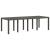 Set de masă pentru grădină 9 pcs Gri deschis și Gri taupe PP GartenMobel Dekor