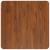 Blat de masă pătrat maro închis 50x50x1,5 cm lemn stejar tratat GartenMobel Dekor