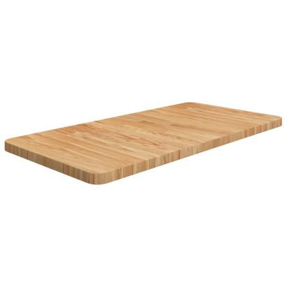 Blat de baie, maro deschis, 80x40x2,5 cm, lemn masiv tratat GartenMobel Dekor