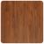 Blat de masă pătrat maro închis 50x50x2,5 cm lemn stejar tratat GartenMobel Dekor