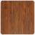 Blat de masă pătrat maro închis 50x50x4 cm lemn stejar tratat GartenMobel Dekor