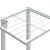 Suport pentru flori, 94,5x25x89 cm, alb, fier GartenMobel Dekor