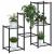 Suport pentru flori, 83x25x80 cm, negru, fier GartenMobel Dekor