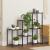Suport pentru flori, 83x25x80 cm, negru, fier GartenMobel Dekor