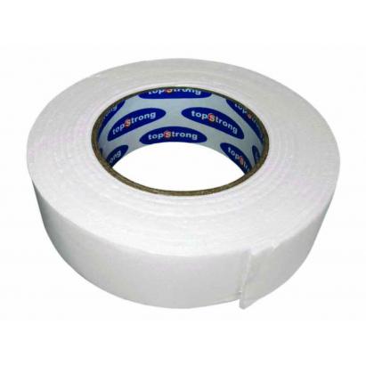 Banda dublu adeziva 30mmx4m alb TS