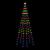 Brad de Crăciun pe catarg, 108 LED-uri, multicolor, 180 cm GartenMobel Dekor