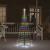 Brad de Crăciun pe catarg, 108 LED-uri, multicolor, 180 cm GartenMobel Dekor