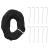 Brad de Crăciun pe catarg, 310 LED-uri, alb cald, 300 cm GartenMobel Dekor