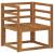 Canapea de exterior Lemn Solid de Acacia natural GartenMobel Dekor