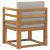 Canapea de exterior Lemn de acacia solid și poliester GartenMobel Dekor