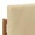 Canapea de exterior Lemn de acacia solid și poliester natural GartenMobel Dekor