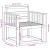 Canapea de exterior Lemn Solid de Acacia natural GartenMobel Dekor