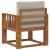 Canapea de exterior Lemn de acacia solid și poliester GartenMobel Dekor