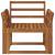 Canapea de exterior Lemn Solid de Acacia natural GartenMobel Dekor