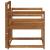 Canapea de exterior Lemn Solid de Acacia natural GartenMobel Dekor