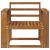 Canapea de exterior Lemn Solid de Acacia natural GartenMobel Dekor
