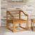 Canapea de exterior Lemn Solid de Acacia natural GartenMobel Dekor