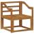 Canapea de exterior Lemn Solid de Acacia natural GartenMobel Dekor
