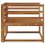 Canapea Medie pentru Exterior Lemn Solid de Acacia natural GartenMobel Dekor