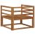 Canapea Medie pentru Exterior Lemn Solid de Acacia natural GartenMobel Dekor