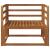 Canapea Medie pentru Exterior Lemn Solid de Acacia natural GartenMobel Dekor