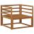 Canapea Medie pentru Exterior Lemn Solid de Acacia natural GartenMobel Dekor