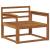 Canapea Medie pentru Exterior Lemn Solid de Acacia natural GartenMobel Dekor