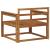 Canapea Medie pentru Exterior Lemn Solid de Acacia natural GartenMobel Dekor