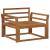 Canapea Medie pentru Exterior Lemn Solid de Acacia natural GartenMobel Dekor