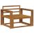 Canapea Medie pentru Exterior Lemn Solid de Acacia natural GartenMobel Dekor