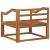 Canapea Medie pentru Exterior Lemn Solid de Acacia natural GartenMobel Dekor