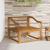 Canapea Medie pentru Exterior Lemn Solid de Acacia natural GartenMobel Dekor