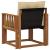 Canapea de exterior Lemn Solid de Acacia natural GartenMobel Dekor